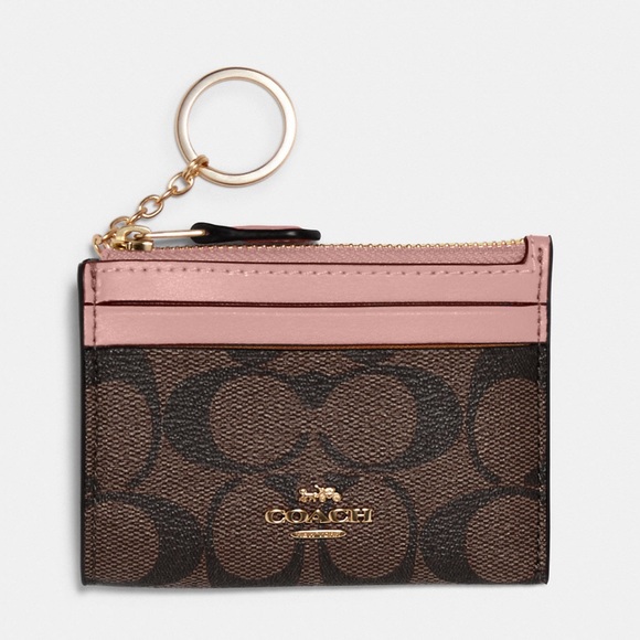 Coach Handbags - Mini Skinny Id Case In Signature Canvas